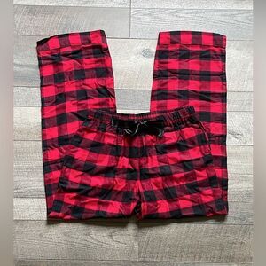 NWOT! Natural Reflections, Ladies, Red & Black Plaid, Flannel, Sleep Pants. Med.